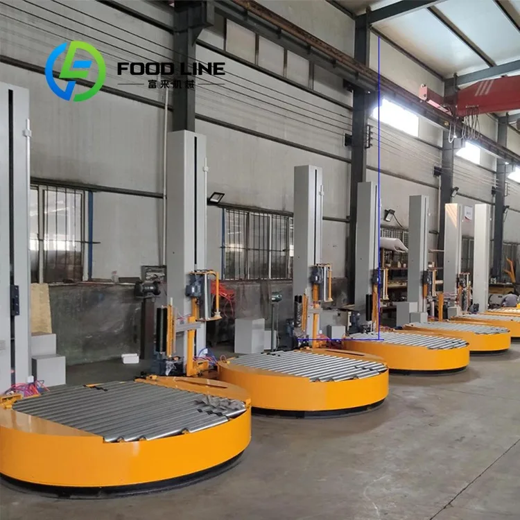 Automatic Pallet Winding Machine Continuous Wrapping Work High Efficiency For Modern Logistics And Supply Chain System