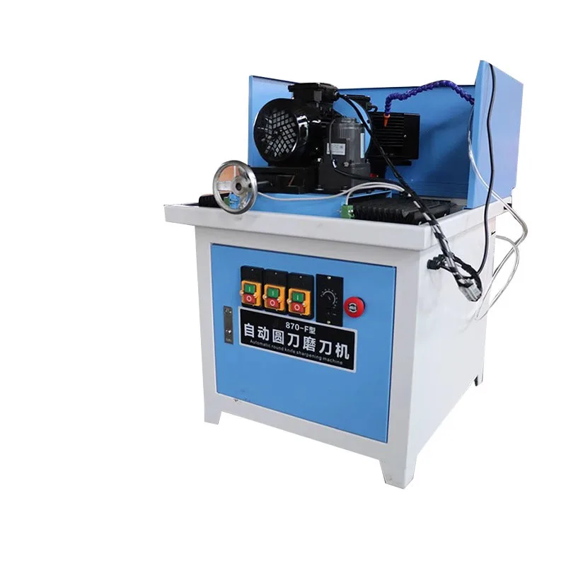 STR 870F Affilatrice automatica per coltelli circolare Smerigliatrice OEM Attrezzatura per lucidatura di metalli personalizzabile per lame frantoio