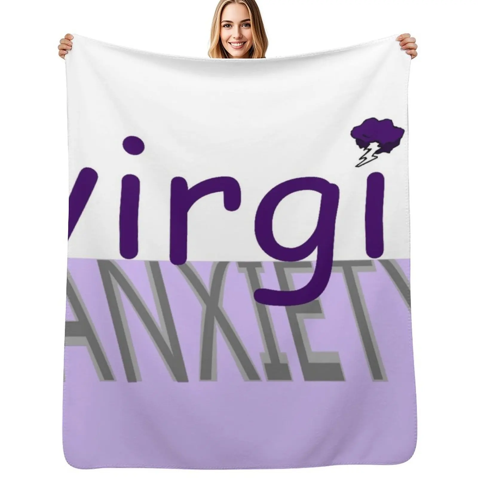 Sanders Sides - Virgil Throw Blanket Flannel Fabric Extra Large Throw Retros heavy to sleep Hairy Hairys Blankets