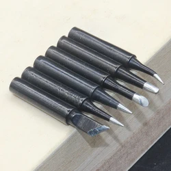 6Pcs/Lot Lead-free 900M-T-K I B IS 3C 2.4D Soldering Iron Tips Set For Hakko 936/937/928 Station Welding Head Rework Tool Kits