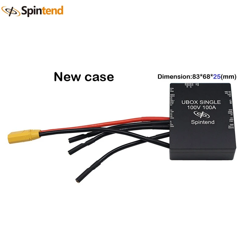 

Spintend Single Ubox 100V 100A База контроллера двигателя на VESC 100V 250A Bluetooth предохранитель E-wheel ADC V3 для Escooter Ebike Onewheel