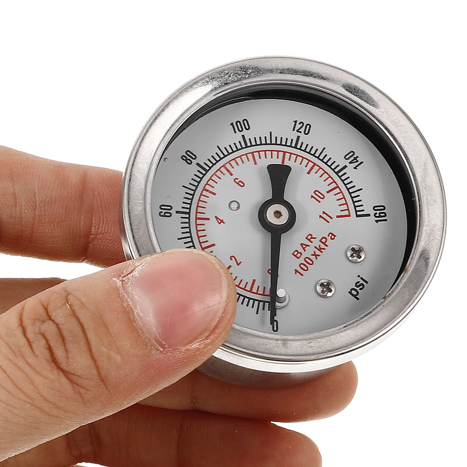 

Fuel Pressure Gauge Car Oil Press Gauge Automotive Alloy Replacement Gauges Mechanical Oil Pressure For Time