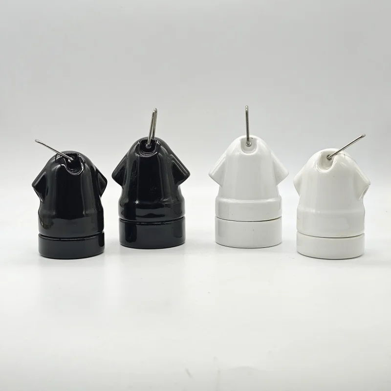 

Waterproof quality E27 Ceramic socket messing fitting hersteller style lamp holder outdoor indoor lighting base AC 110V 220V