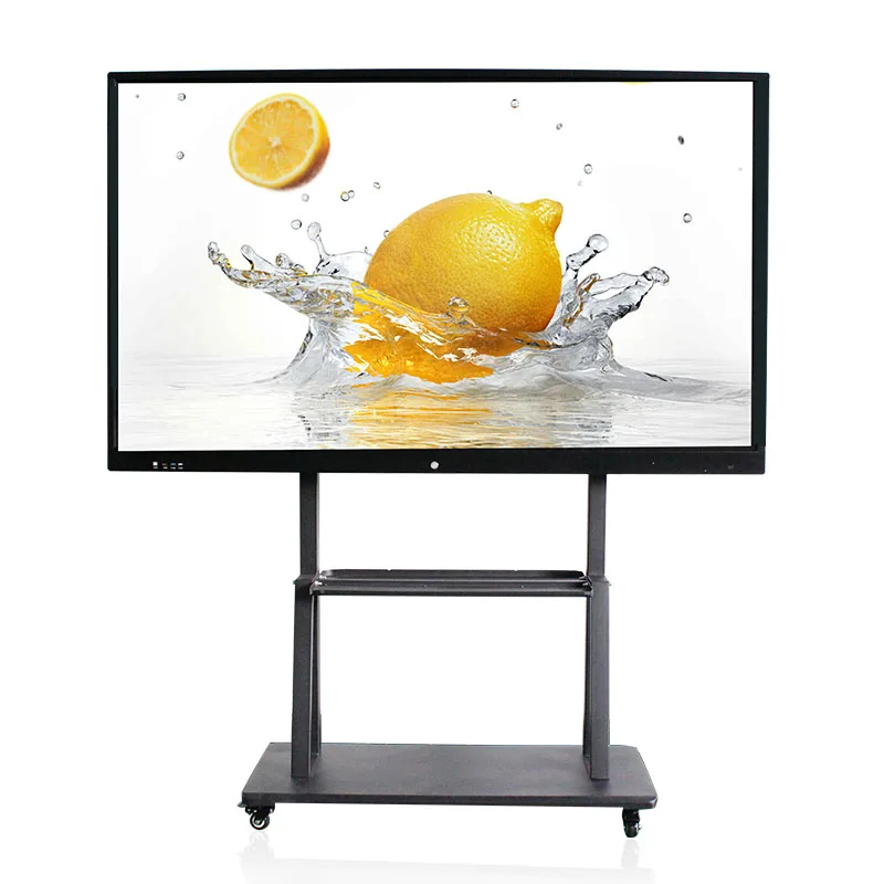 65 75 inch wall mount school classroom whiteboard lcd touch screen smart white board interactive flat panel board