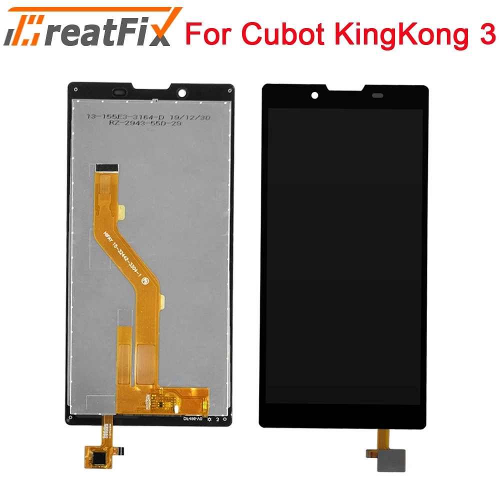 

1005 Tested For Cubot KingKong 3 LCD Screen Front Touch Panel Replacement For Cubot King Kong 3 Display + Tools