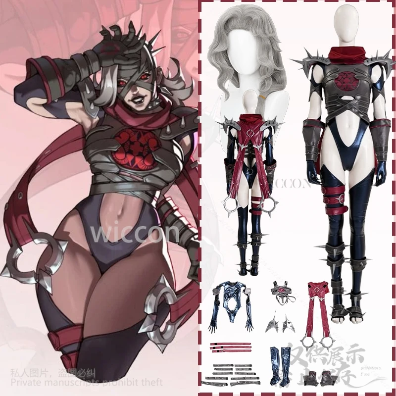 

Invisiblee Woman Game Rivals Cosplay Susan Sue Storm Richards Evil Sexy Costume Slit Jumpsuit Jirai Kei Girls Coat Customized