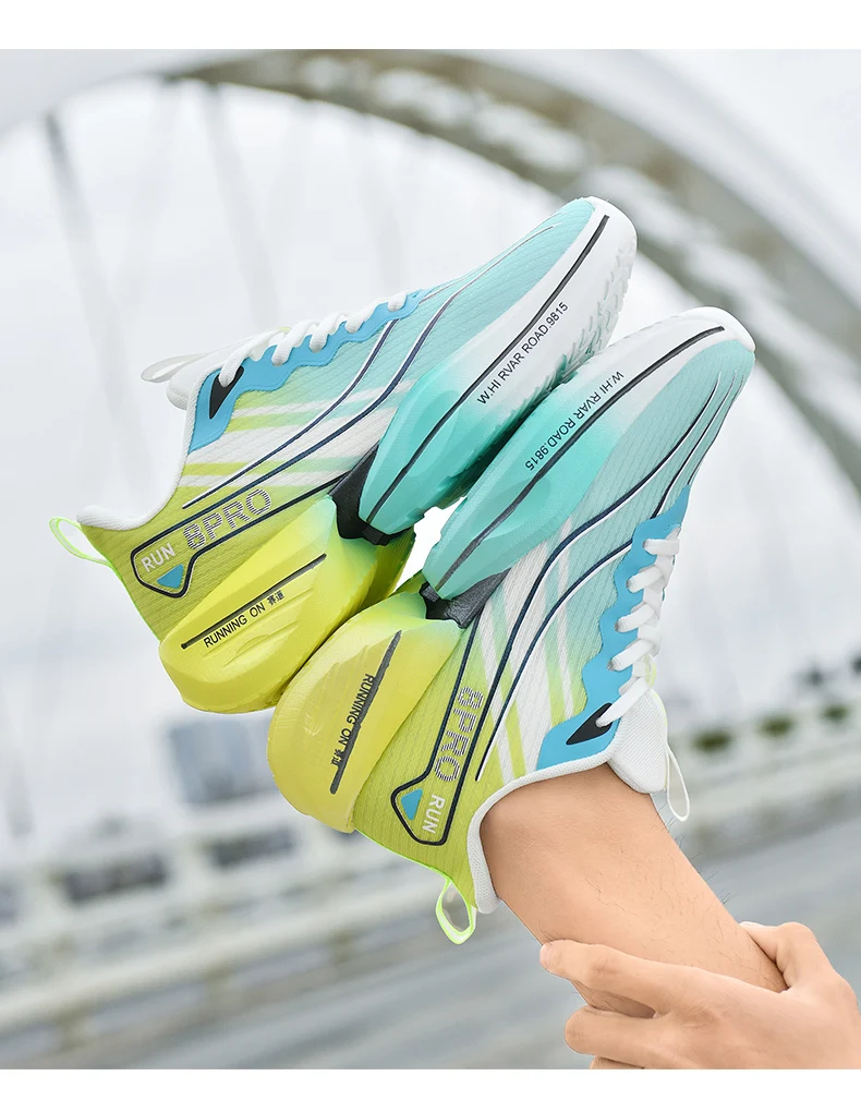 Herren-Laufschuhe mit Carbonplatte, Marathon-Spezialität, atmungsaktiv, leicht, bequeme Damen-Sportschuhe, Prime – Detail 22