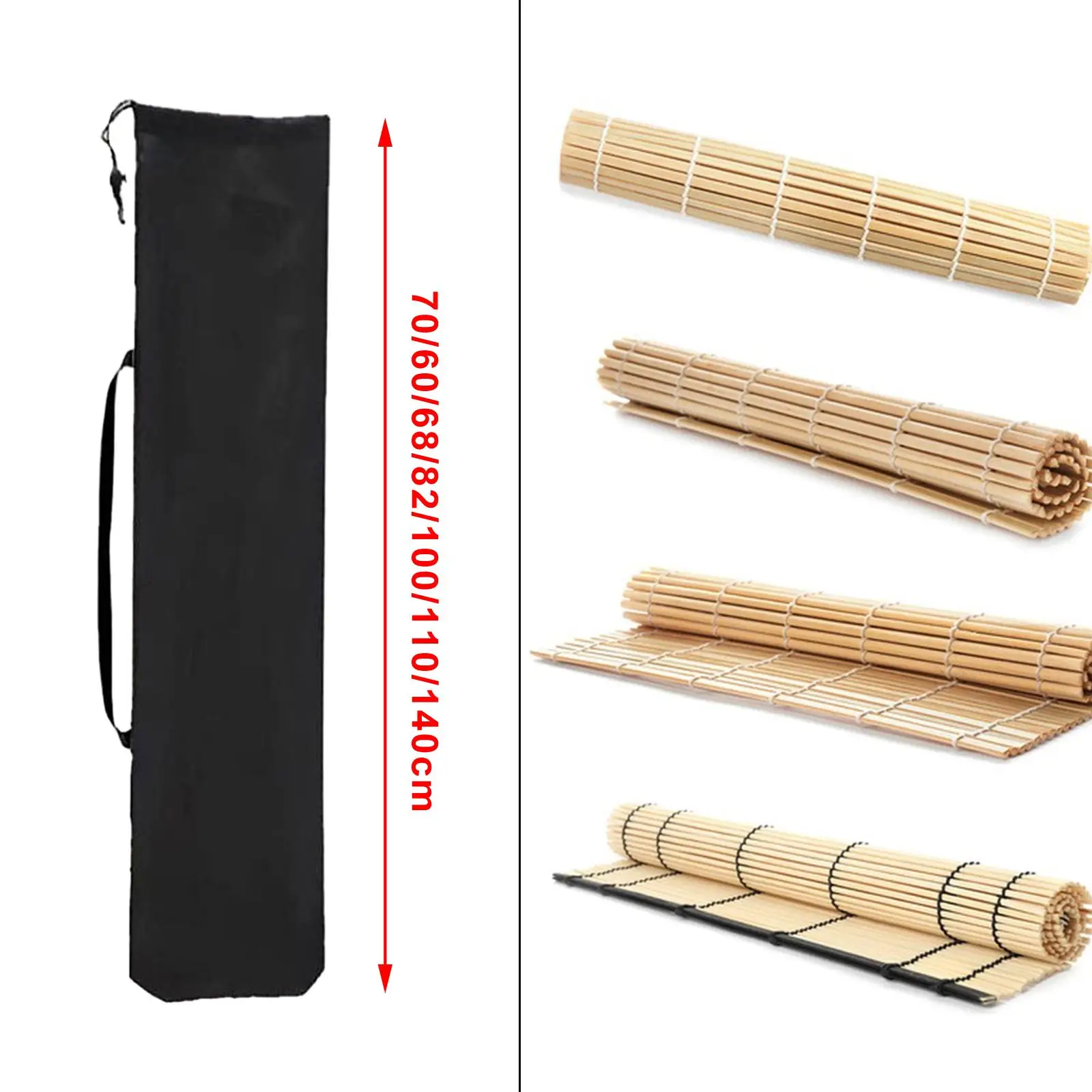 Bolsa de transporte para bastones de trekking, soporte para paraguas, mango portátil, multiusos