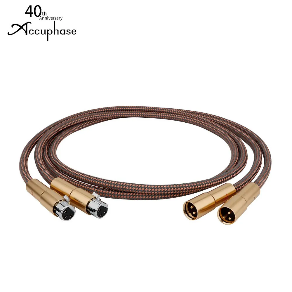 Hifi XLR Cable Accuphase 40th High Purity  free copper 2XLR Male to Female Cable to interconnection with Microphone