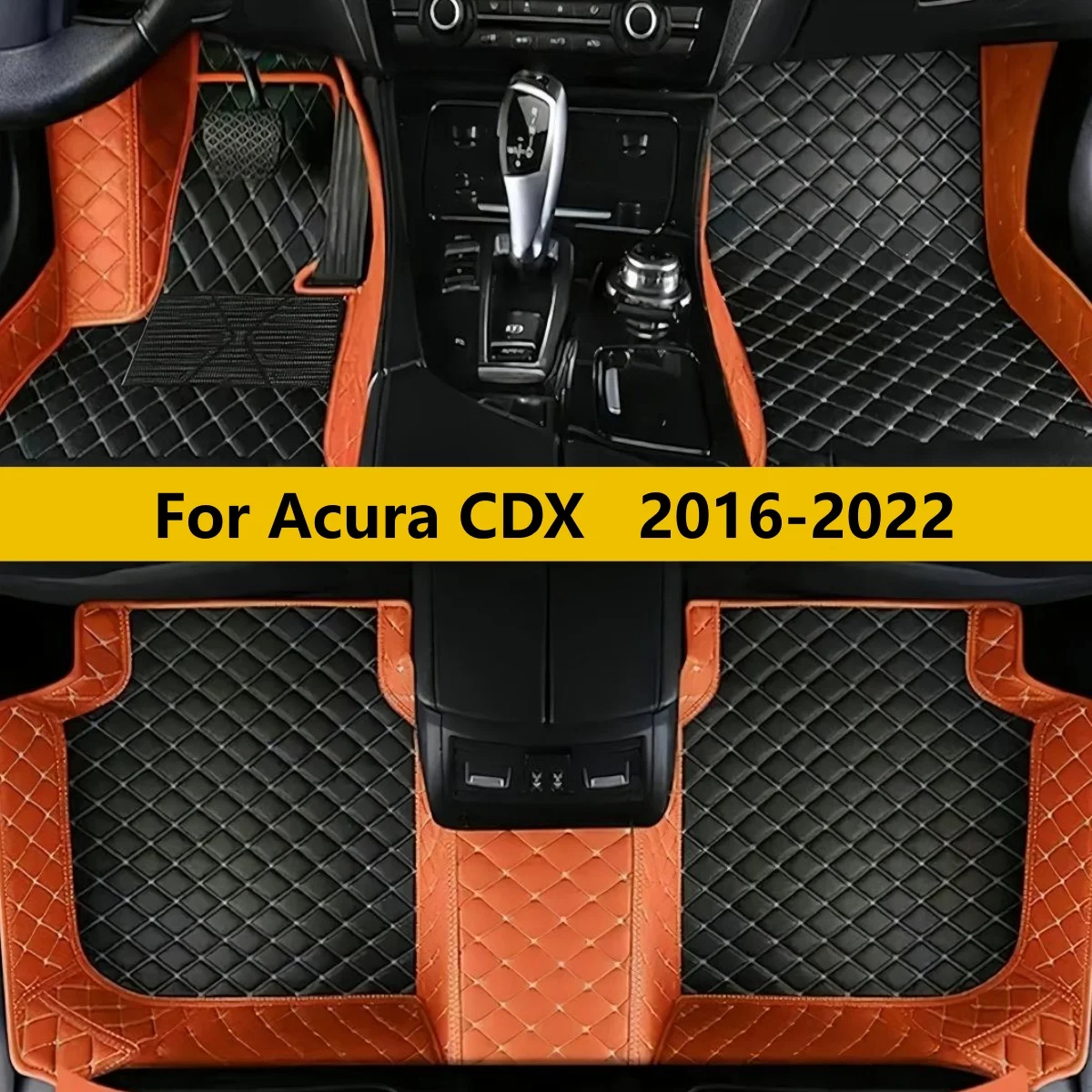 

Автомобильные коврики на заказ для Acura CDX 2016-2022 годов выпуска, полный комплект, из кожи, с полным покрытием пола.