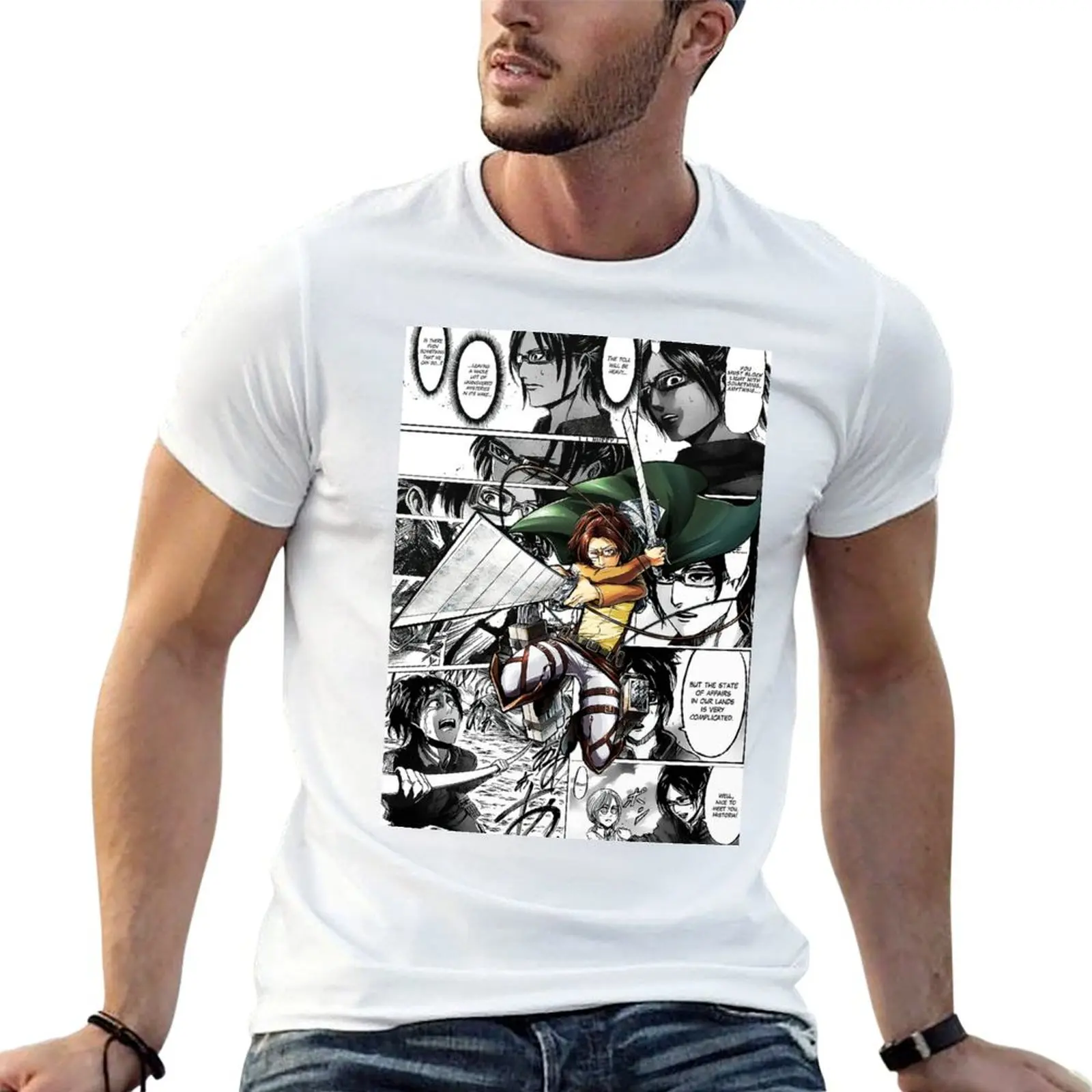 

cotton T-Shirt Zoe high t shirts Hange On for shirts t man anime Poster quality