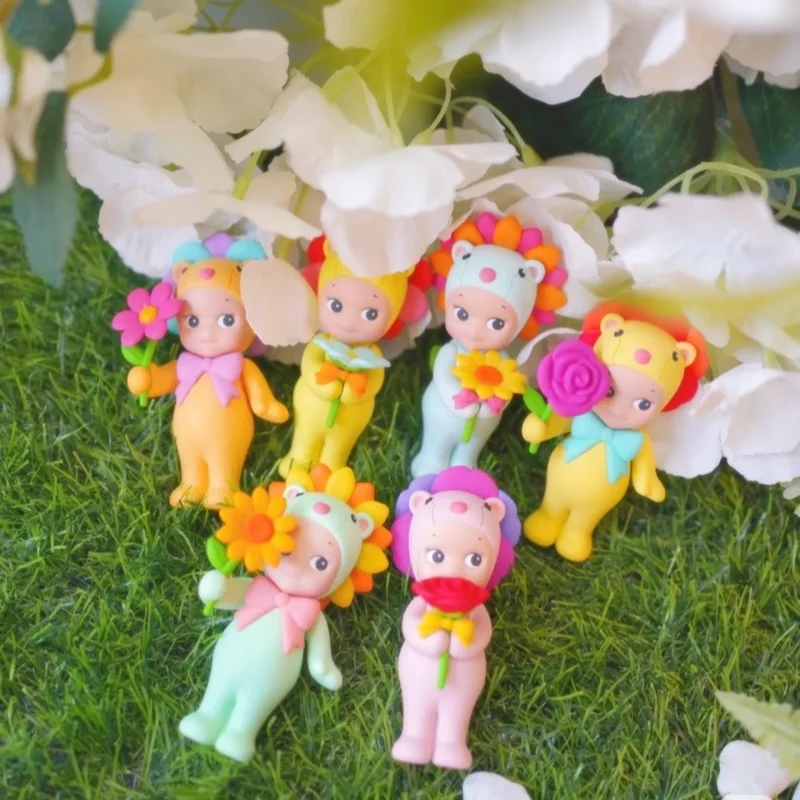 

Hot New Sonny Angel Mini Figure Flower Gift Series Sunflower Lion Limited Editions Blind Box Mysteries Surprise Cute Gifts