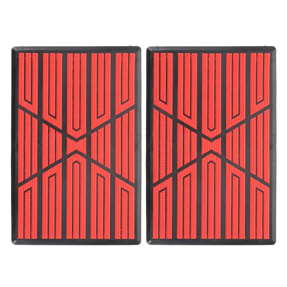2Pcs Car Pedal Pad Replacement Auto Carpet Repair Patch Non Slip Floor Mat Patch Car Foot Pedal Mat Auto Interior Fix