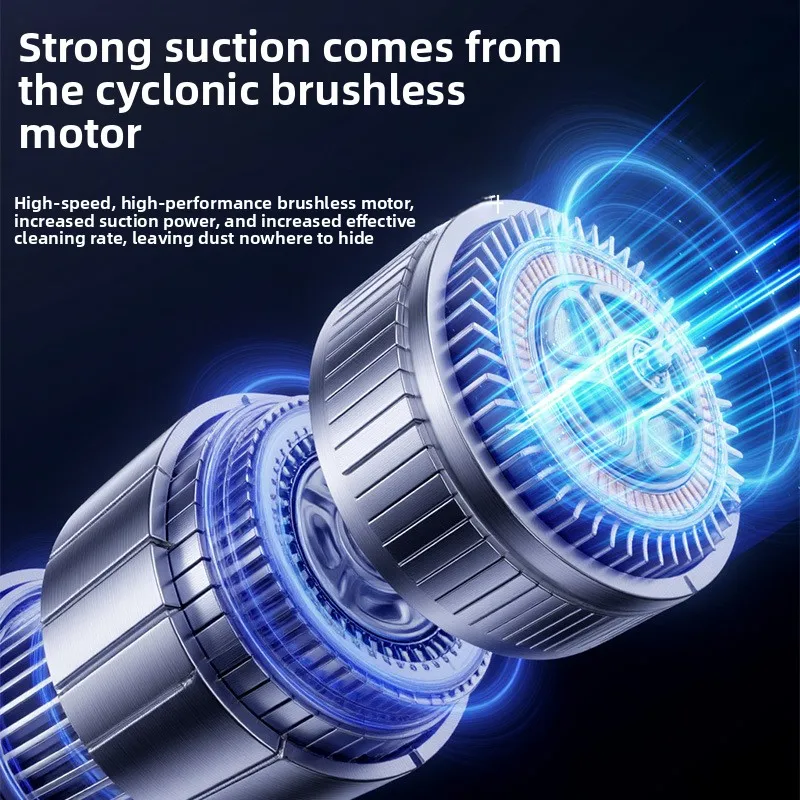 Cordless Household Vacuum Cleaner Large Suction 17000pa High Power Convenient Hand-held Vacuum Cleaner