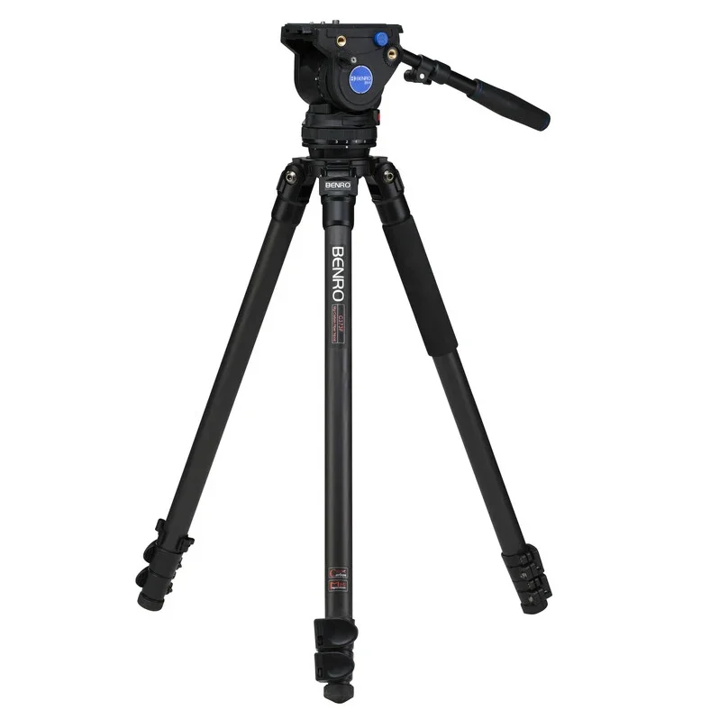 Free Shipping Flip Lock 3 Leg Sections Release Carbon Fiber Lightweight Video Tripod with 3/8