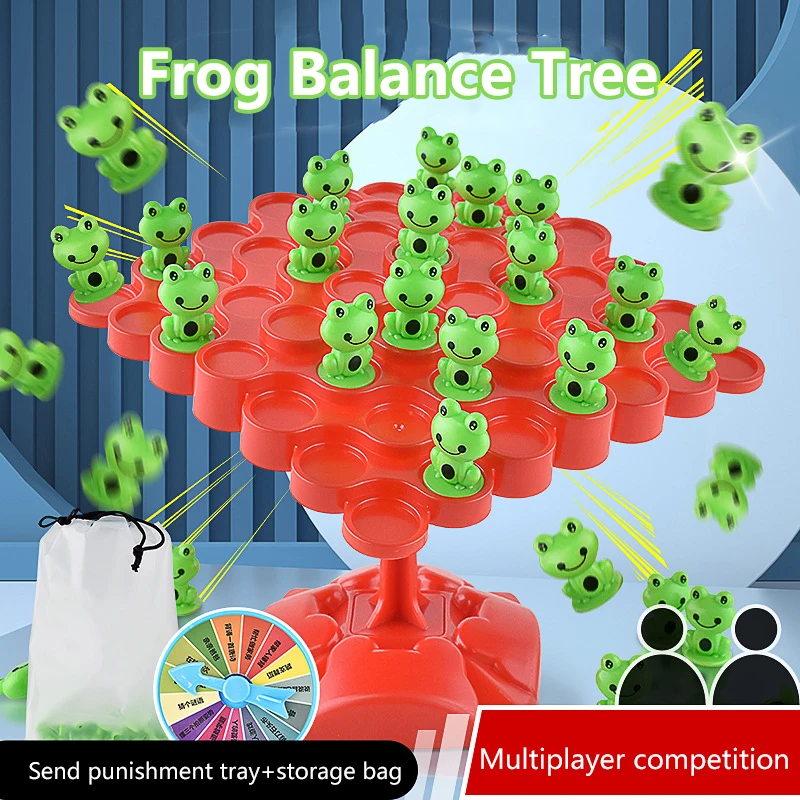 Kinder Frosch Balance Baum Montessori Mathe Spielzeug Eltern-Kind-Interaktion Tabletop Balancing Brettspiel