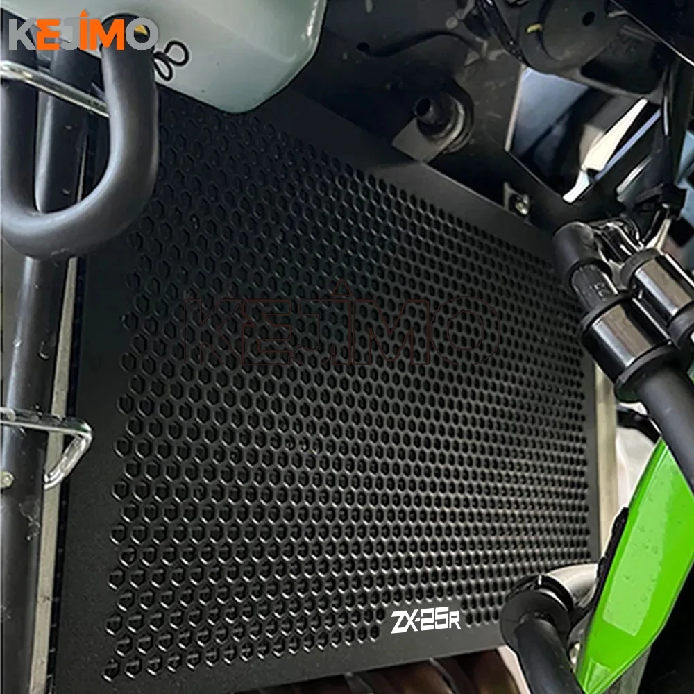 オートバイラジエーターガードプロテクターグリルカバーグリル保護カワサキ-ninjazx25r-忍者-zx-25r-2020-2021-zx25r-2022-2025