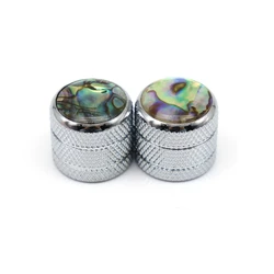 2pcs/4pcs Metal Shell with Inlaid Shell Guitar Dome Knobs or Bass Knob for TL Guitar