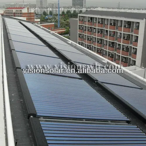 Heat Pipe Tube Commercial Solar Water Heaters Project Export From China