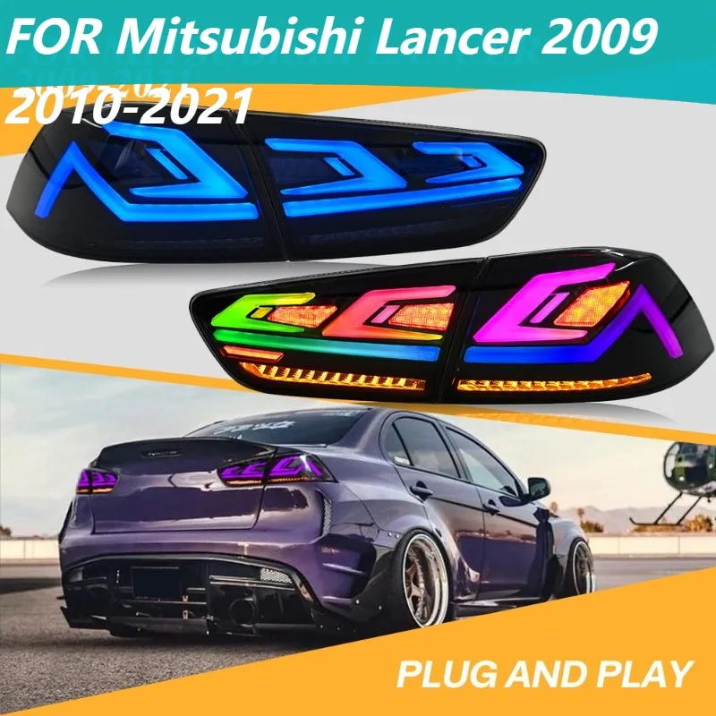 

Светодиодные задние фонари RGB для Mitsubishi Lancer 2009 2010-2021, задние фонари DRL