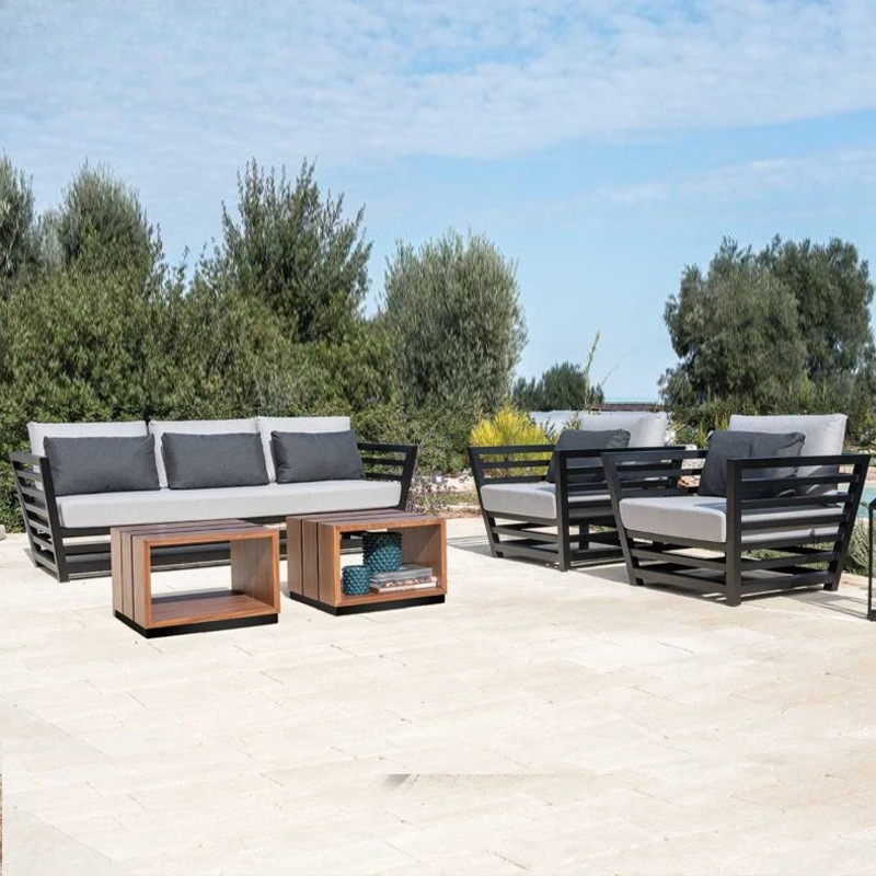 Outdoor Sofa Modular Courtyard Balcony Outdoor Terrace Garden Waterproof