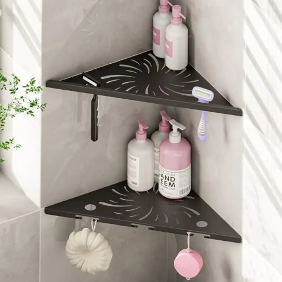 

Современная угловая полка для душа из нержавеющей стали 304 (10 шт.), органайзер для душа, сверхпрочная угловая полка с пазами