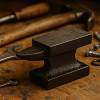 Mini Horn Anvil Forged Iron Anvil Cast Iron Hobby Anvil Metal Forming Tool Blacksmith Forge Kit Jewelry Making