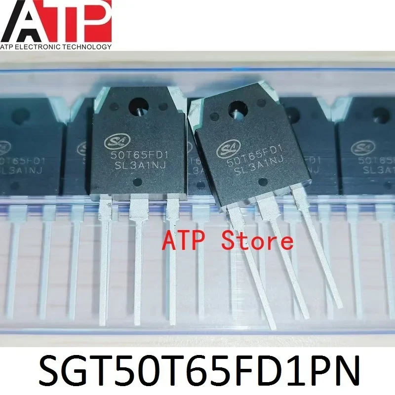 10PCS/LOT 100% Nowy Oryginalny SGT50T65FD1PN 50T65FD1 50T65 TO-3P Tranzystory IGBT 50A 650V TO-247