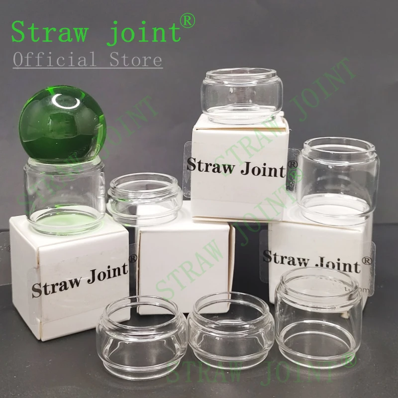 

Straw Joint 5PCS/BOX Clear Bulb Glass Base Tube for Eclipse Dual 5ml 6ml 3.5ml