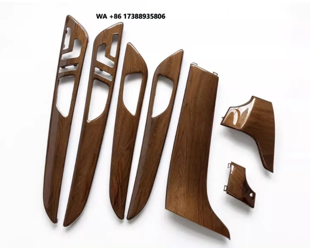 Interior Modification Center Console for ML GLS GLE Carbon Fiber Interior Panel Modification Solid Wood  Cenmu Taomu
