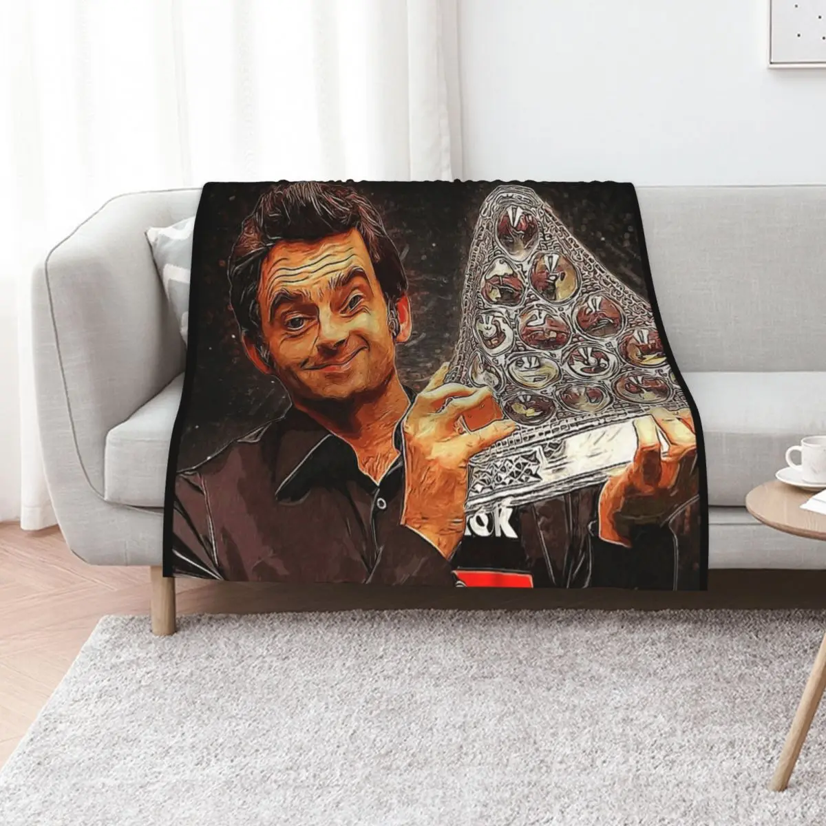The Rocket Ronnie O'Sullivan Throw Blanket Faux Fur Soft Warm Blanket for Bed