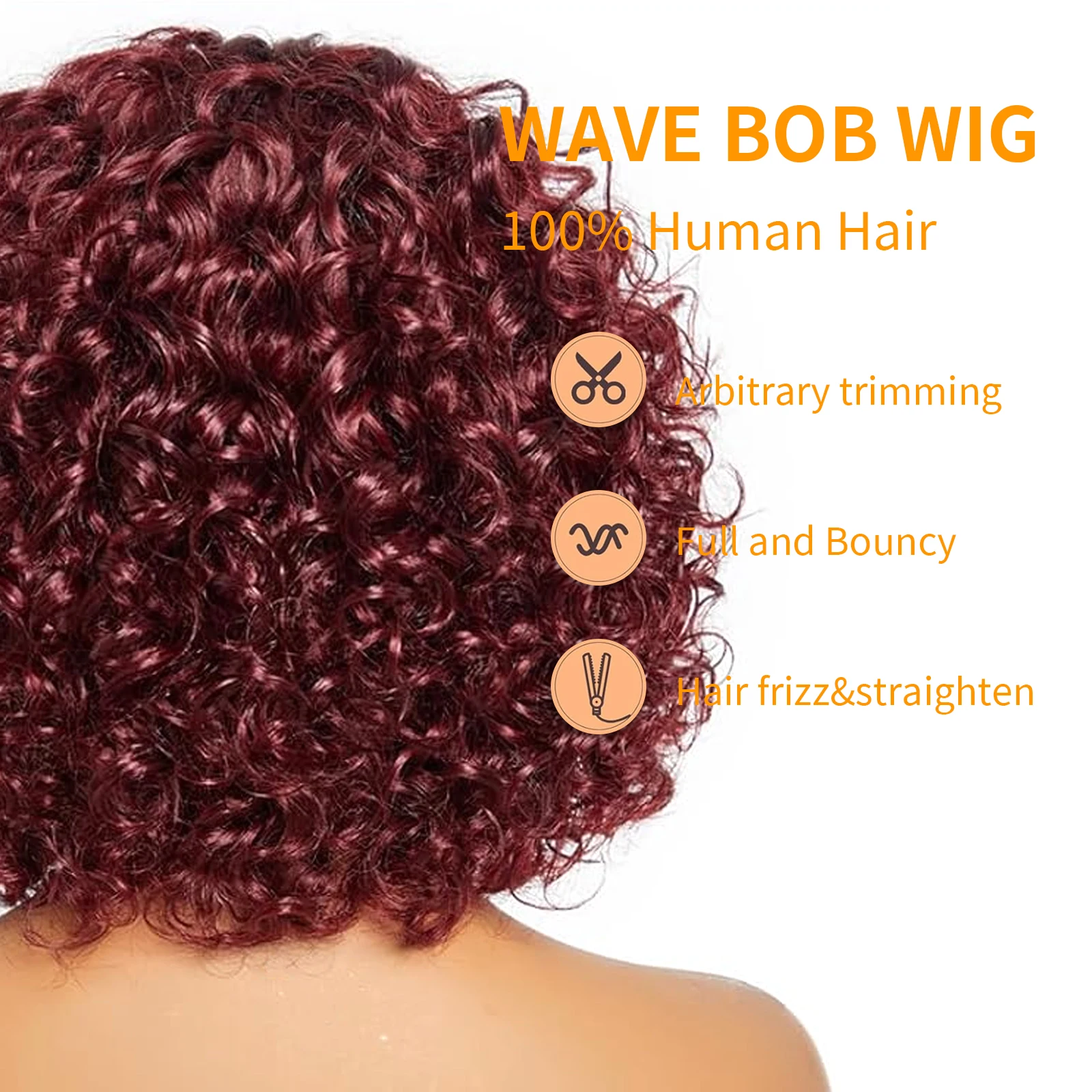 赤褐色の2x1ボブウィッグ人毛12インチHD透明レースフロント人毛ウィッグボーンストレートレミーカラーウィッグ女性用