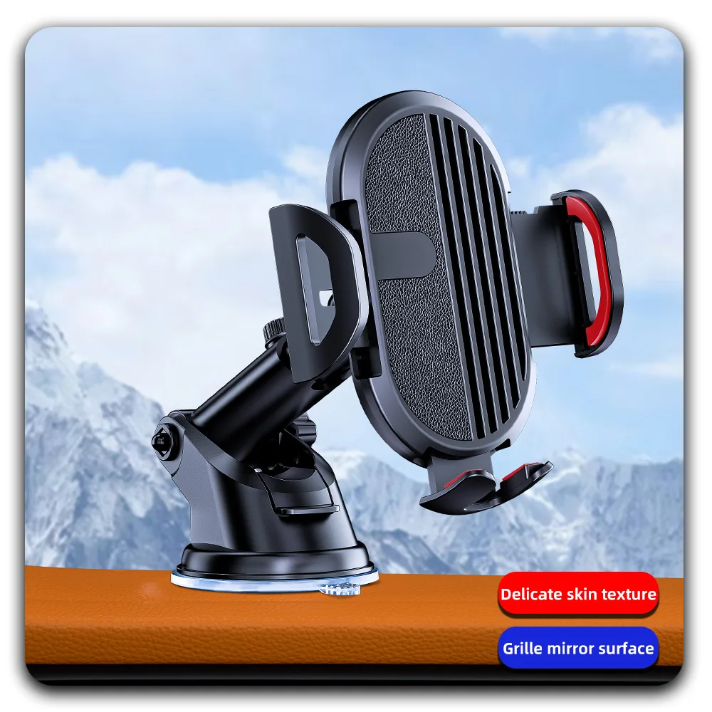 Universal Dashboard windshield suction cup car phone holder GPS phone support iPhone 15 14 Xiaomi Huawei Samsung Easy to install