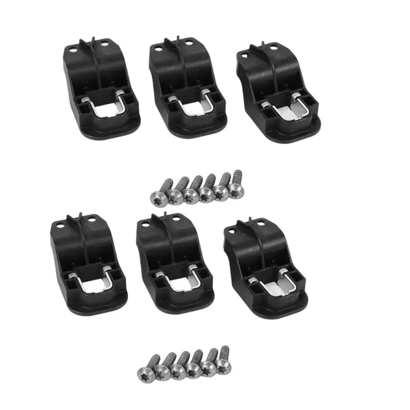 【Price Drop !!】-Repair Kit Front Headlight Clip 6Pcs 63127195535 For BMW X5 E70 2006-2013 3.0L 4.4L 4.8L Headlamp Bracket Mount
