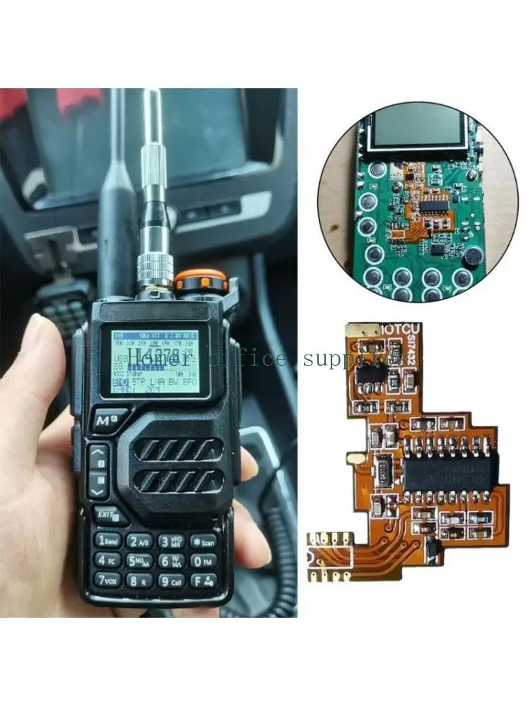 

K43B Промышленная мягкая плата FPC повышает защиту сигнала SI4732 Комплект обновлений FPC Модуль расширения SSB Простая