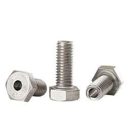 M4M5M6M8M10M12M14M16M20 Hollow Screw 304 Stainless Steel Special Outer Hexagonal Bolt Mask Machine Threading Through-Hole Screw