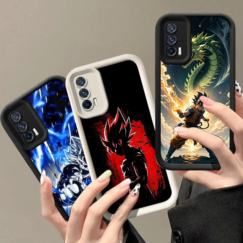 D-Dragon Balls Goku Phone Case For VIVO V30 X80 X90 X100 Pro V29E V30E V40 Y75 Y78 Y100 5G Y02 Y17 Y22 Y76 S Y03 Y21 Y27 Y28 Y35