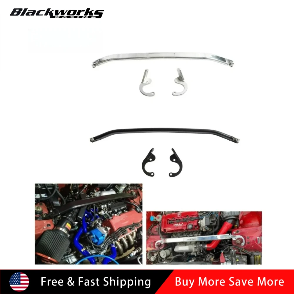 

Front Strut Tie Bar for 1992-2000 Civic EG EK 1993-1997 Del Sol 1994-2001 Integra DC2 Aluminum