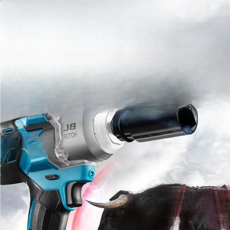 

Imported brushless electric wrench, auto repair lithium battery twist, impact wind cannon