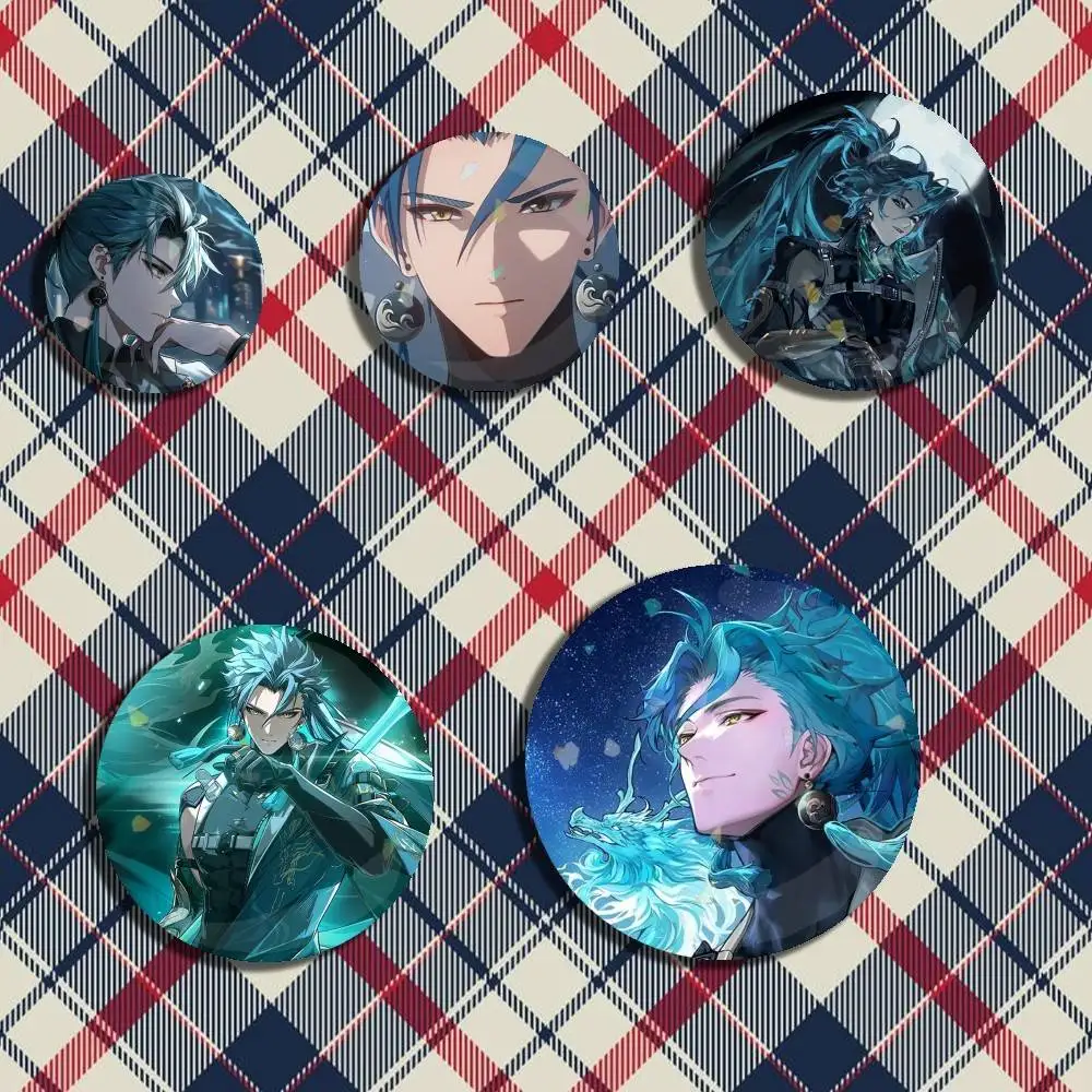 

Open world Game Wuthering Waves Jiyan Icon Badge Handmade Tinplate Brooch for Chest Ornament Gifts Easter decorations