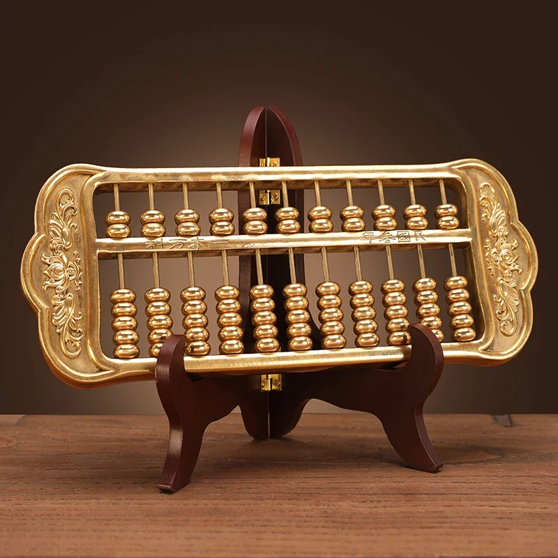 copper abacus ornaments, Ruyi living room, office opening, desktop decorations, creative furnishings