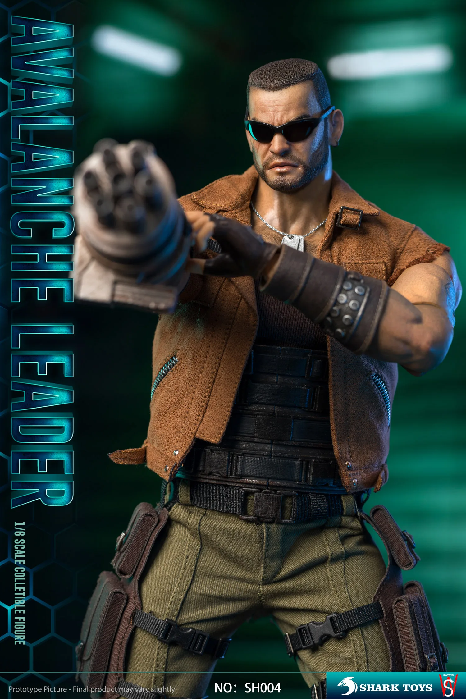 SHARKTOYS SH004 Fantasy Reset - Avalanche Leader Barret 1/6 ACTON FIGURE