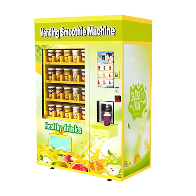 Máquina Expendedora de Smoothies Personalizada con Precio Patentado, Máquina Expendedora de Smoothies de Frutas de Gran Capacidad para Negocios