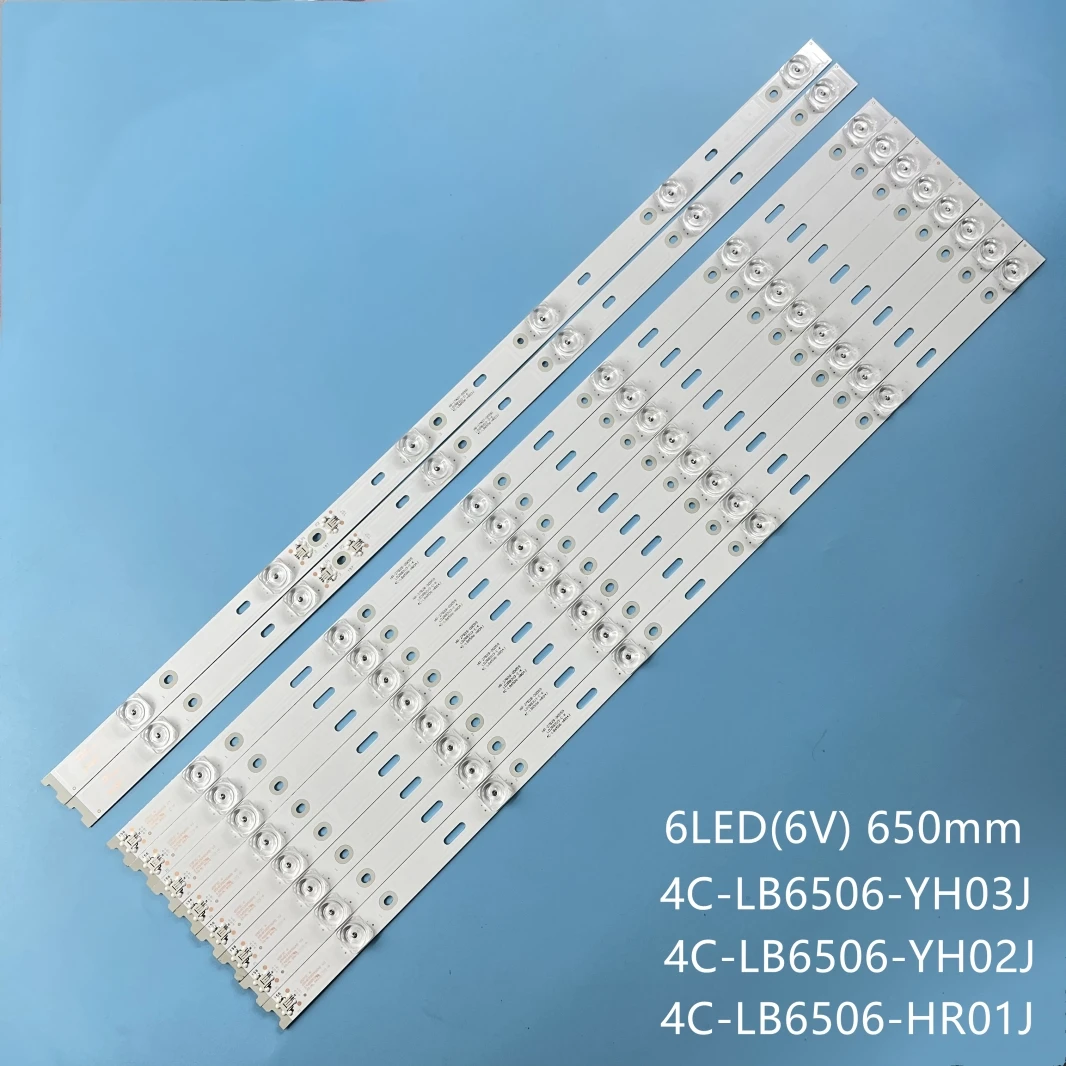 

10pcs/set LED backlight strip for TCL U65P6096 Thomson 65UE6596 65UC6006S 65UC6586 65UC6596 65UC6016 65US6106 4C-LB6506-YH02J