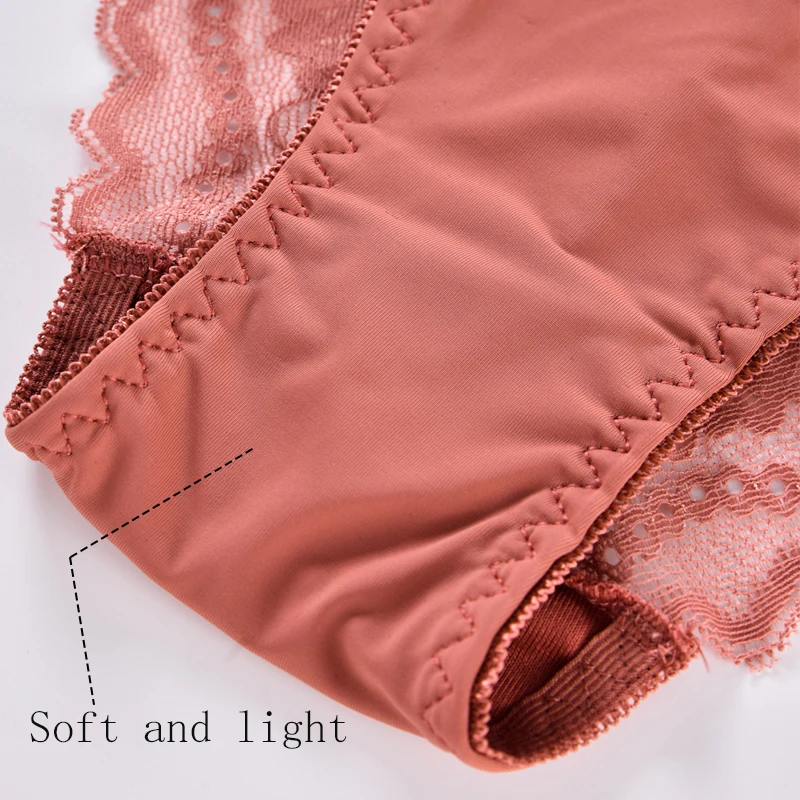 3PCS Solid Color Sexy Women's Panties High Waist Womens Underwear Autumn Winter Breathable Comfortable Girls Underpants Lingerie