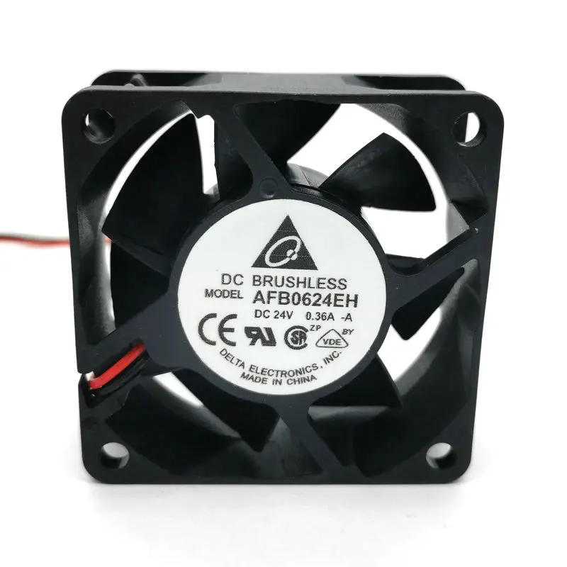 AFB0624EH 6025 24V 0.36A  2lines Cooling fan HZDO 60*60*25MM