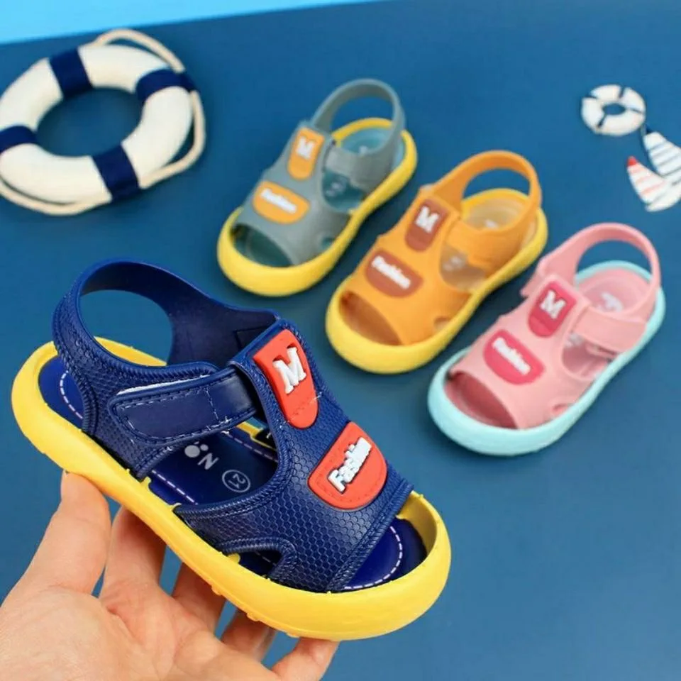 New Summer Baby Boys Girls Sandals Toddler Shoes Soft-Soled Flat Rubber Fashion Sport Casual Beach Cute Sandals Children's Shoes