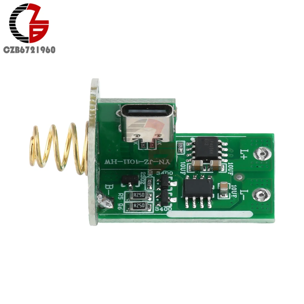 3-4.2V LED Scheda di Azionamento Tipo-c Micro USB di Ricarica Torcia Elettrica Interruttore di Azionamento PCB Circuito Kit Luce FAI DA TE per 18650 26650 Batteria