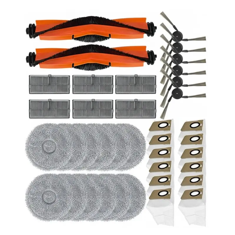 

НОВЫЕ ПРОДУКТЫ, ПОПУЛЯРНЫЕ В 2026 ГОДУ: Запасные части для Mijia M40: основная щетка, боковая щетка, HEPA-фильтр, салфетки для уборки, мешок для пыли A