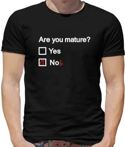 Are You Mature Herren - Lustig - Witz - Erwachsene - Geschenk